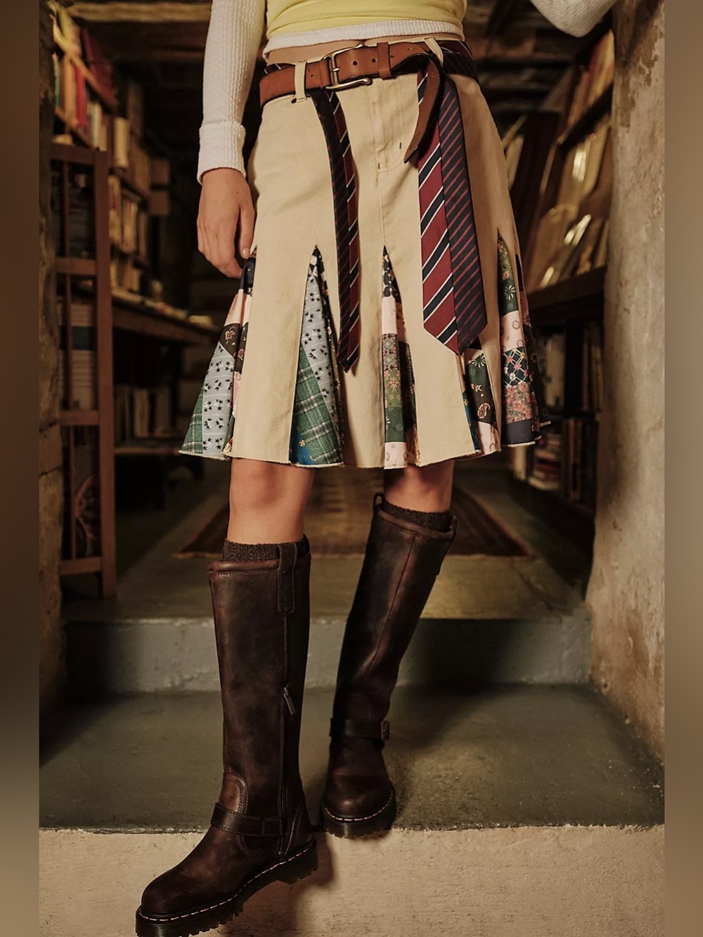 Free People Dr. Martens Anistone Knee-High Boots - Picture 2 of 16